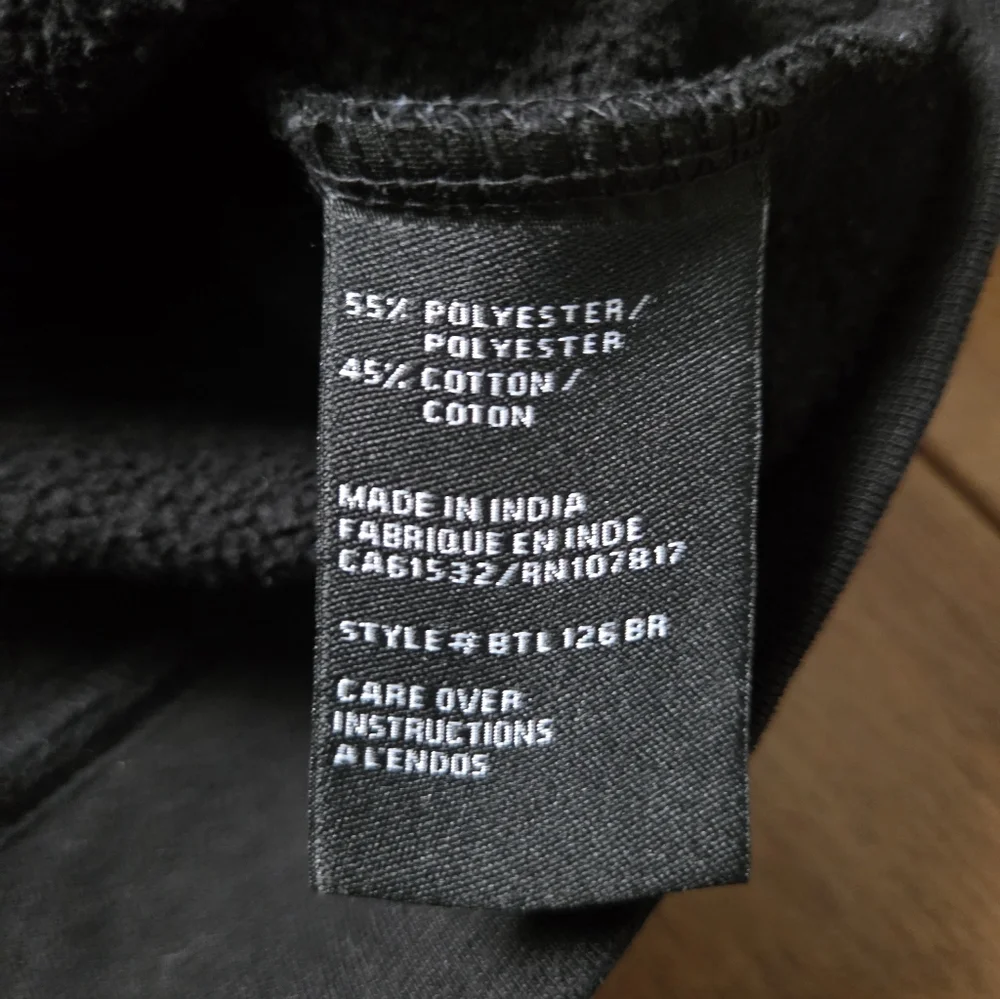 BRUNETTE The Label Black Graphic Hoodie Size S/M - Picture 6 of 8
